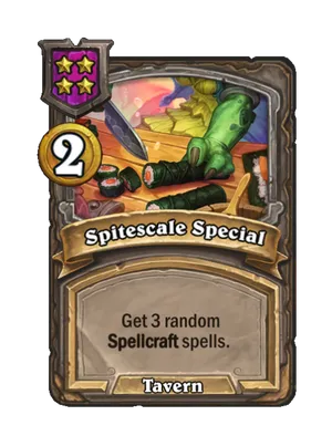 Spitescale Special card