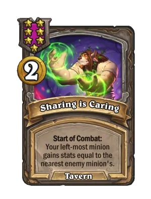 Sharing is Caring card