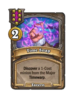 Time Snap card
