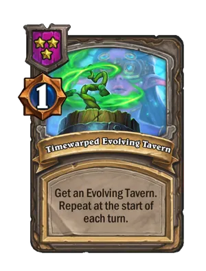 Timewarped Evolving Tavern card