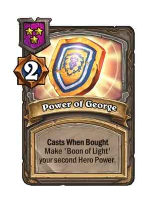 Power of George card