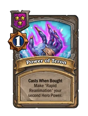 Power of Teron card