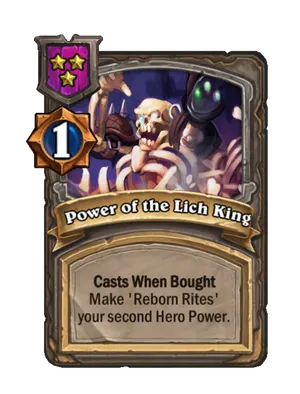 Power of the Lich King card