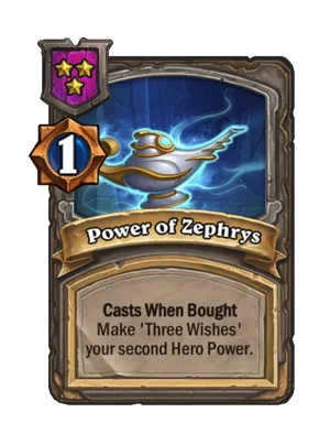 Power of Zephrys card