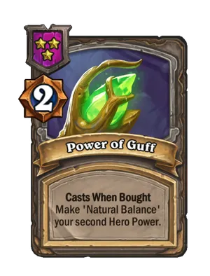 Power of Guff card