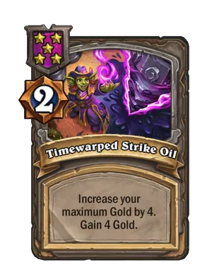 Timewarped Strike Oil card