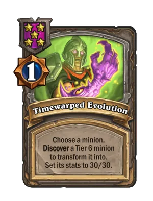 Timewarped Evolution card