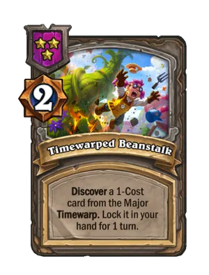 Timewarped Beanstalk card