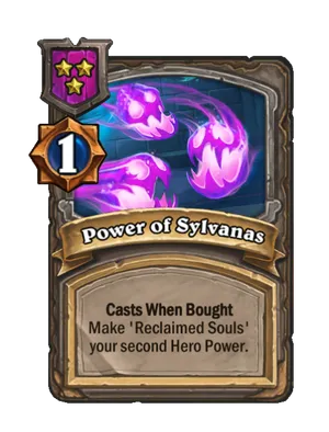 Power of Sylvanas card