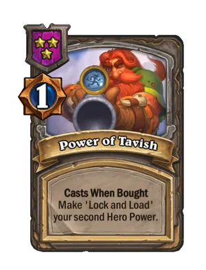 Power of Tavish card