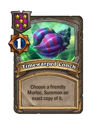 Timewarped Conch card