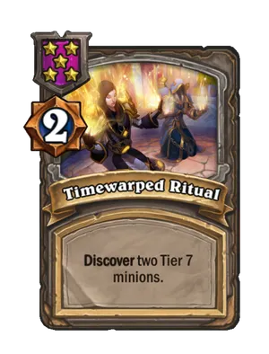 Timewarped Ritual card