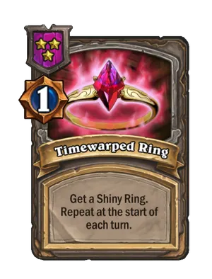 Timewarped Ring card