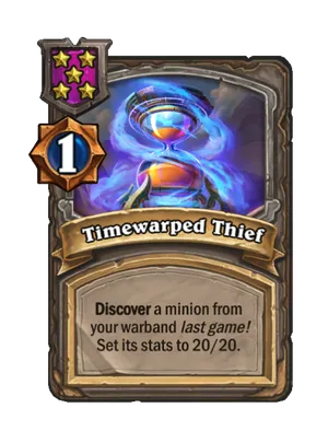 Timewarped Thief card