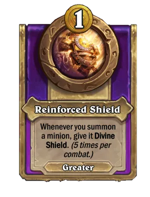 Reinforced Shield card