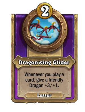 Dragonwing Glider card
