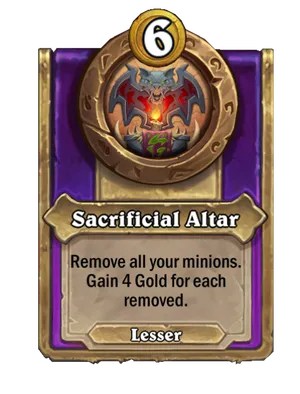 Sacrificial Altar card