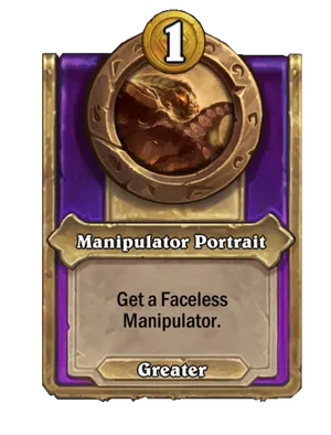 Manipulator Portrait card