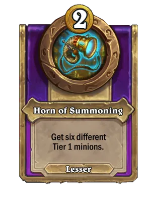 Horn of Summoning card