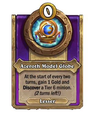 Azeroth Model Globe card