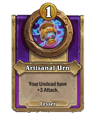 Artisanal Urn card