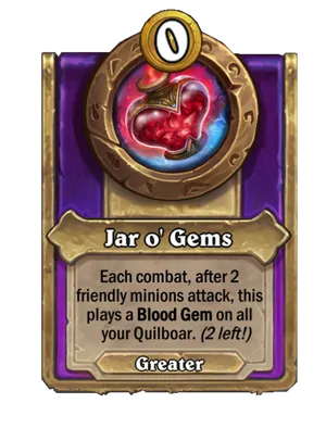 Jar o' Gems card