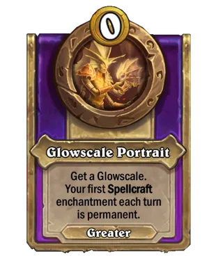 Glowscale Portrait card