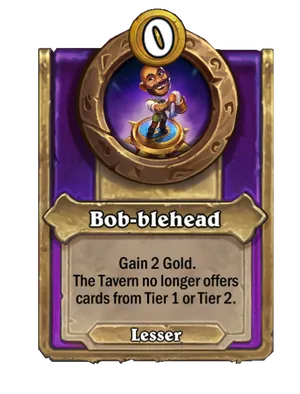 Bob-blehead card