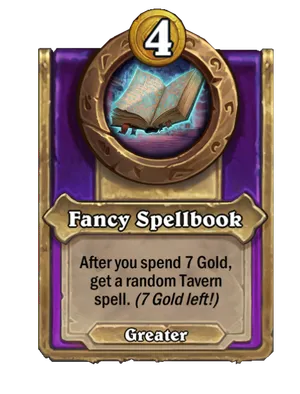 Fancy Spellbook card