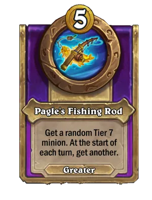 Pagle's Fishing Rod card