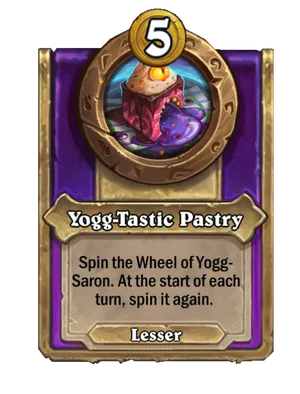 Yogg-Tastic Pastry card