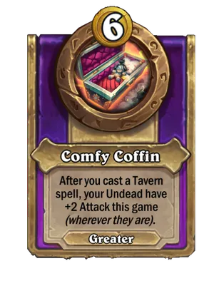 Comfy Coffin card