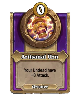 Artisanal Urn card