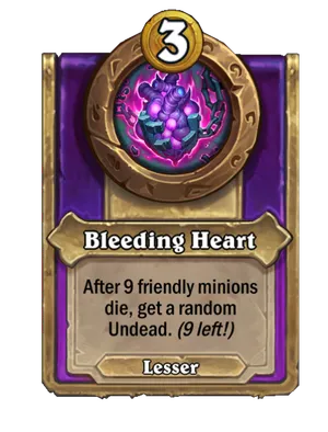 Bleeding Heart card