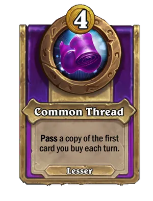 Common Thread card