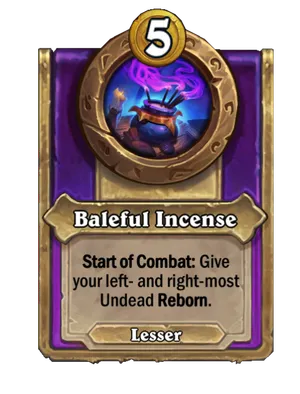 Baleful Incense card