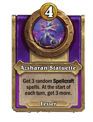 Azsharan Statuette card