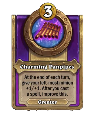 Charming Panpipes card