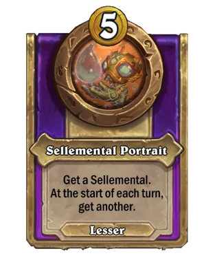 Sellemental Portrait card