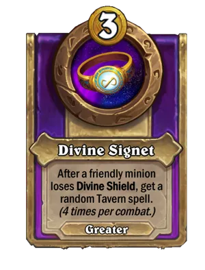 Divine Signet card