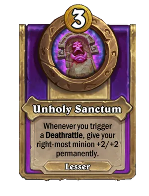 Unholy Sanctum card