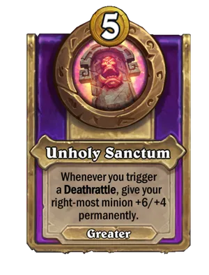 Unholy Sanctum card