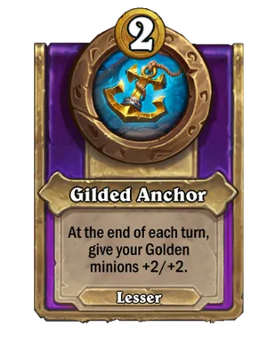 Gilded Anchor card