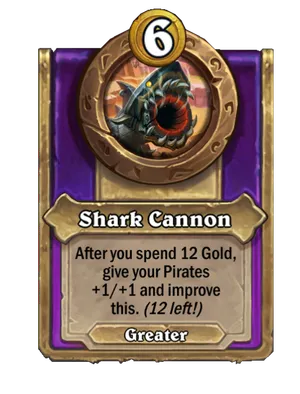 Shark Cannon card