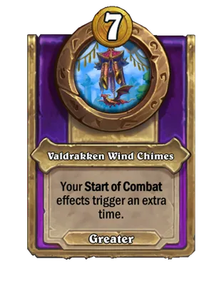 Valdrakken Wind Chimes card