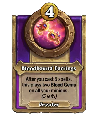 Bloodbound Earrings card