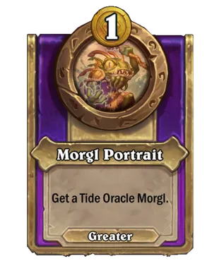Morgl Portrait card