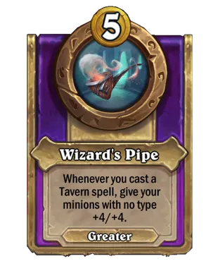 Wizard's Pipe card