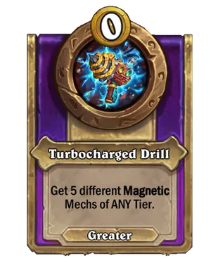 Turbocharged Drill card