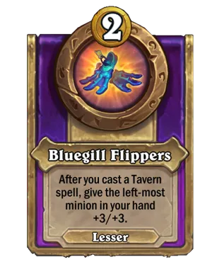 Bluegill Flippers card